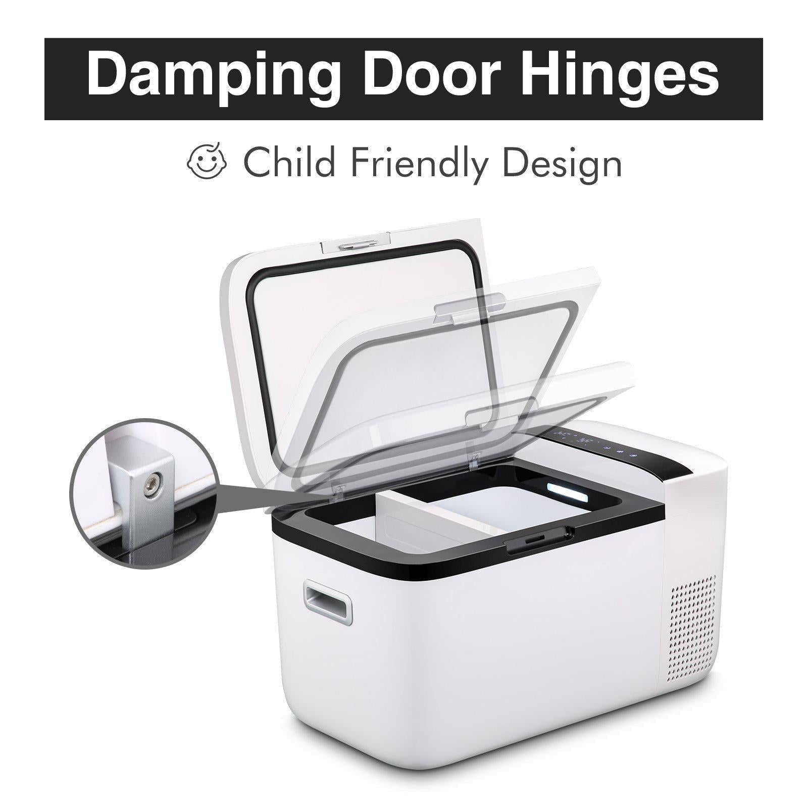 21QT GO20 Dual Zone 12V Portable Freezer (White) | ICECO