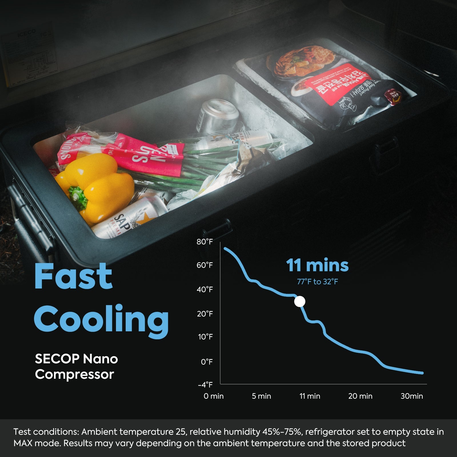 37QT APL35-Black Ultralight Dual Zone Aluminum Freezer | ICECO