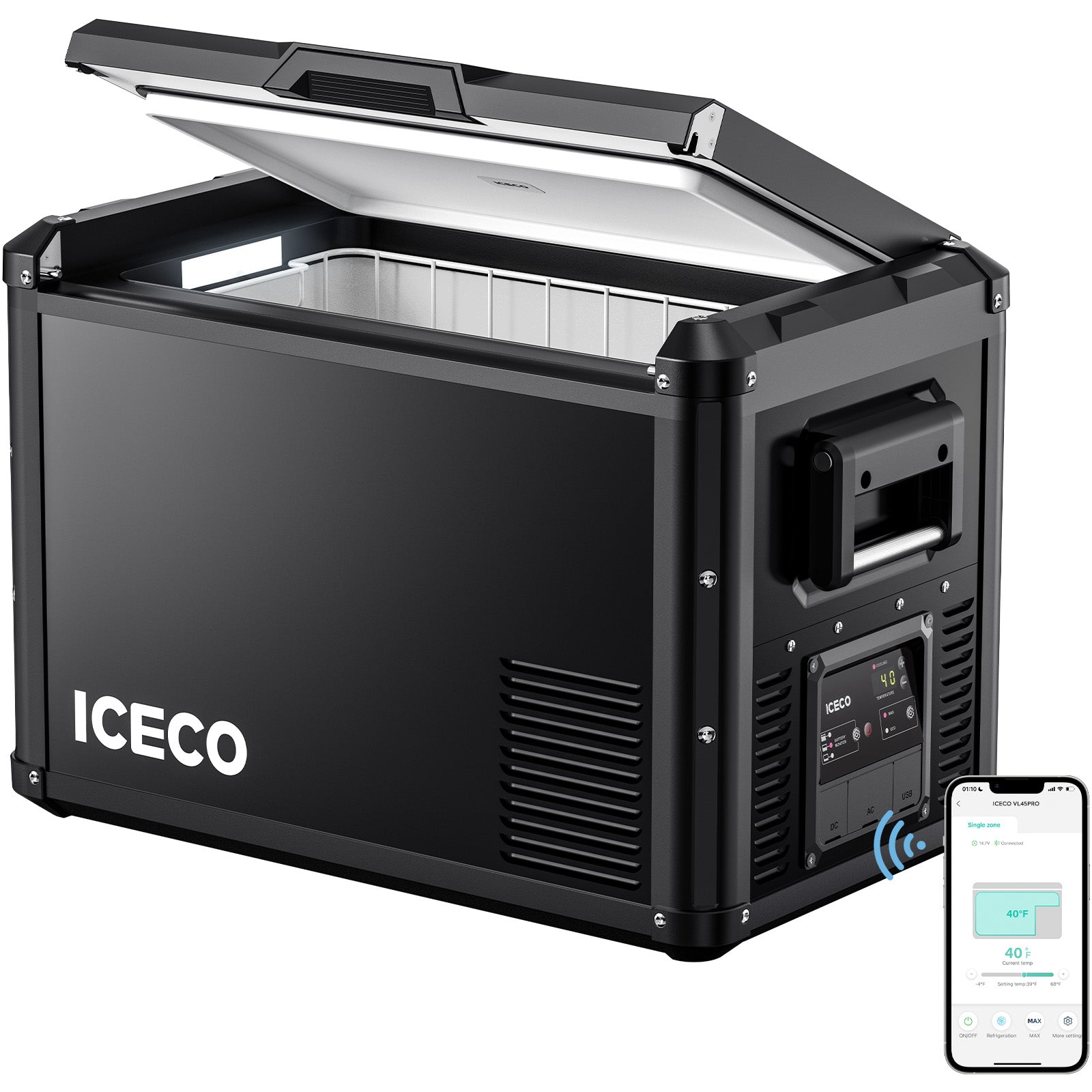 37QT VL35ProS With Cover Portable Fridge Electric Cooler | Ship Out In Early April