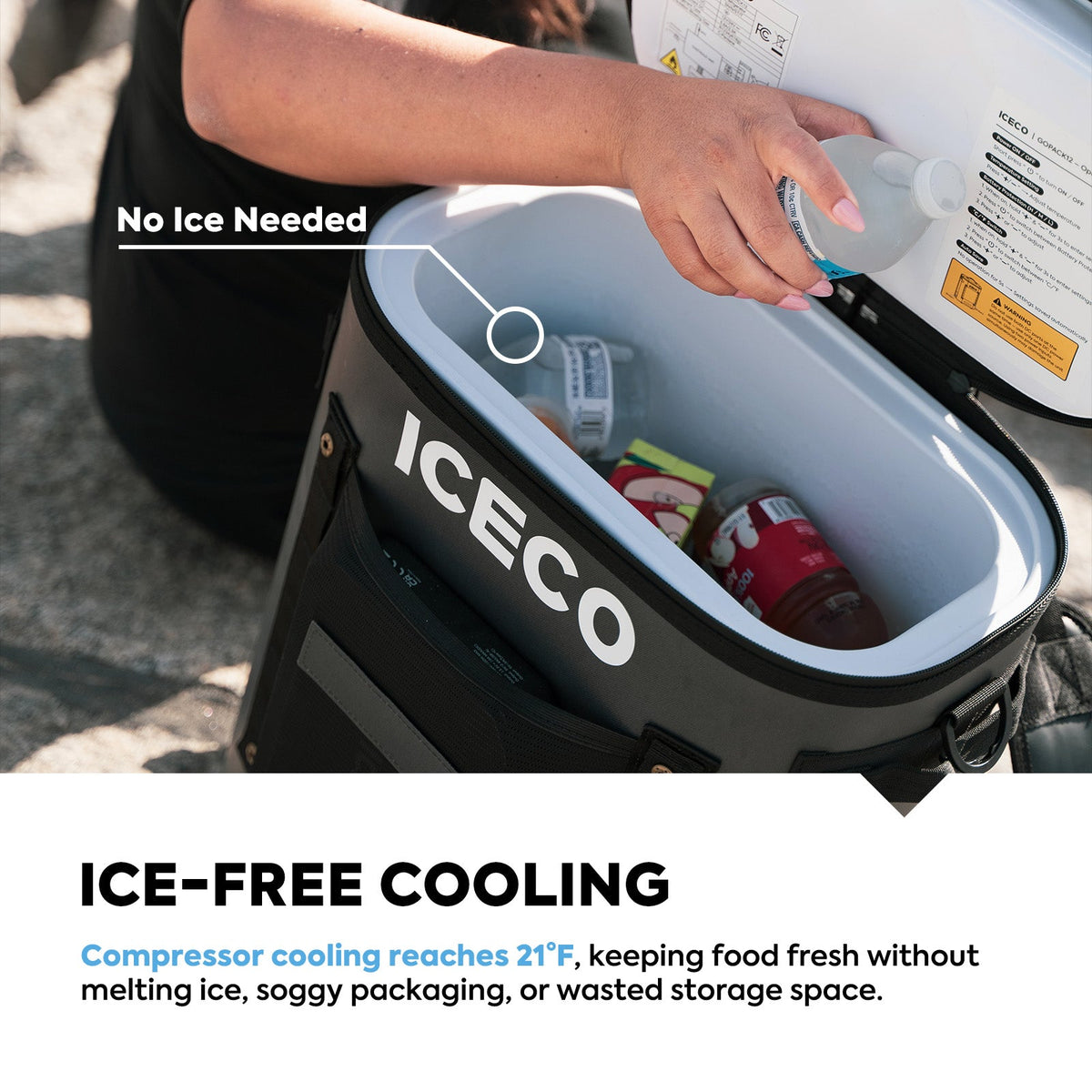 GOPack12 Single Zone Backpack Portable Cooler | ICECO | 13.5 QT - image 8
