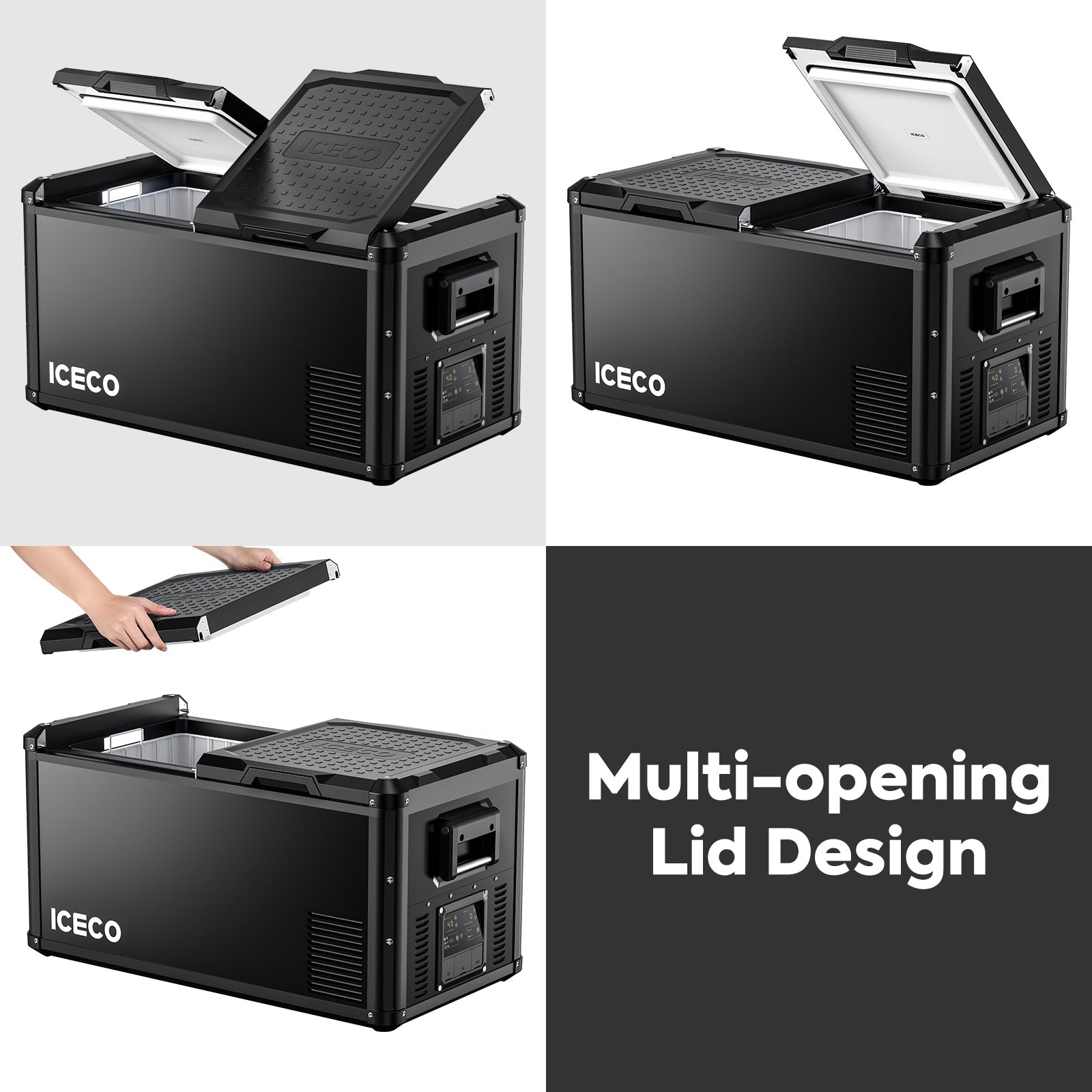 95QT VL90ProD Dual Zone RV 12 volt Fridge Freezer | ICECO