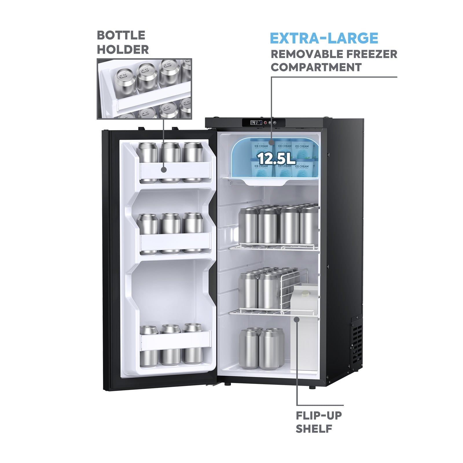 BF65/BF86 Series 66/91QT 12V RV/Truck Portable Freezer | ICECO