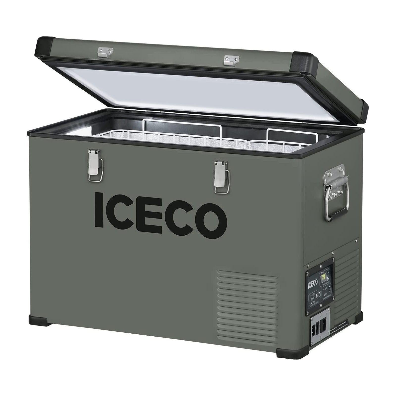 47.5QT VL45 Portable Fridge Single Zone Freezer With Magnetic Power Bank