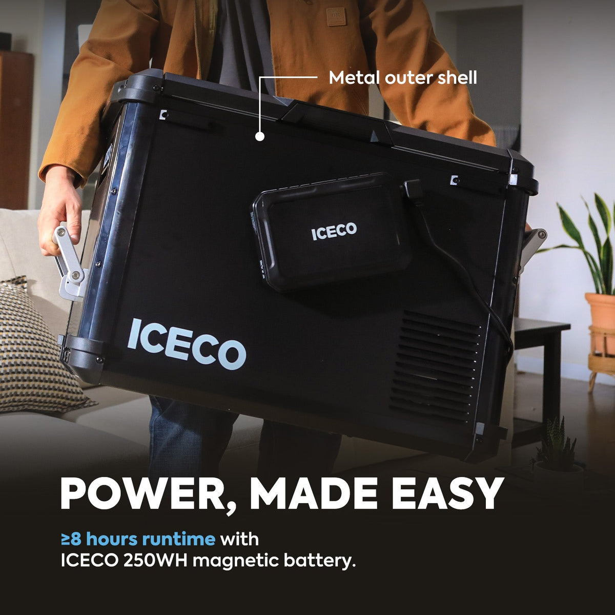 VL45Plus Single Zone 3-Way Access Portable Freezer | ICECO | 44 QT - image 9