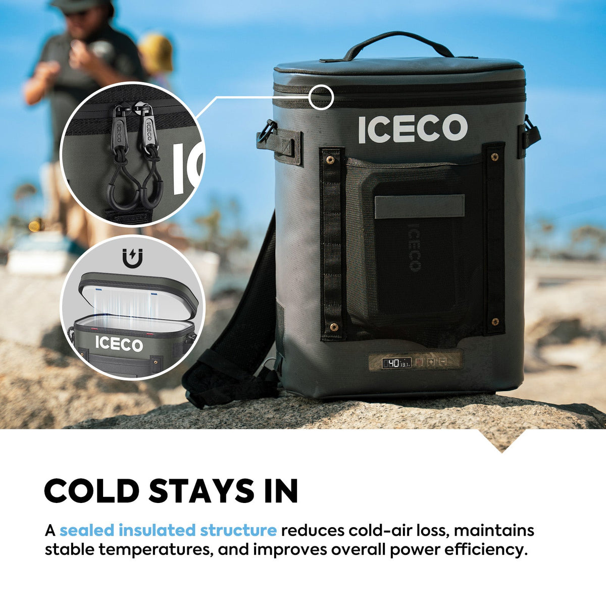 GOPack12 Single Zone Backpack Portable Cooler | ICECO | 13.5 QT - image 14