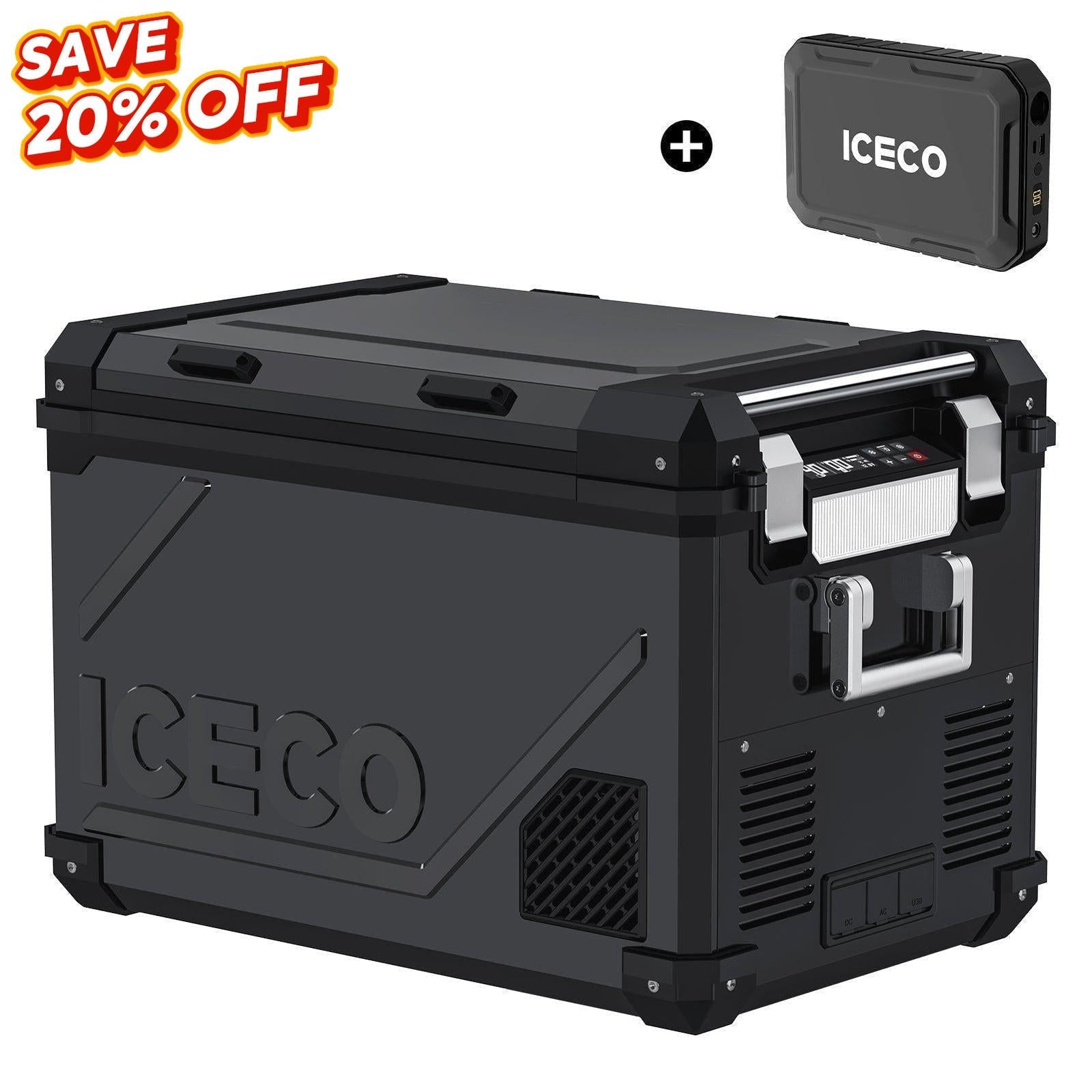 58QT APL55 Dual Zone Fridge Freezer Combo | ICECO