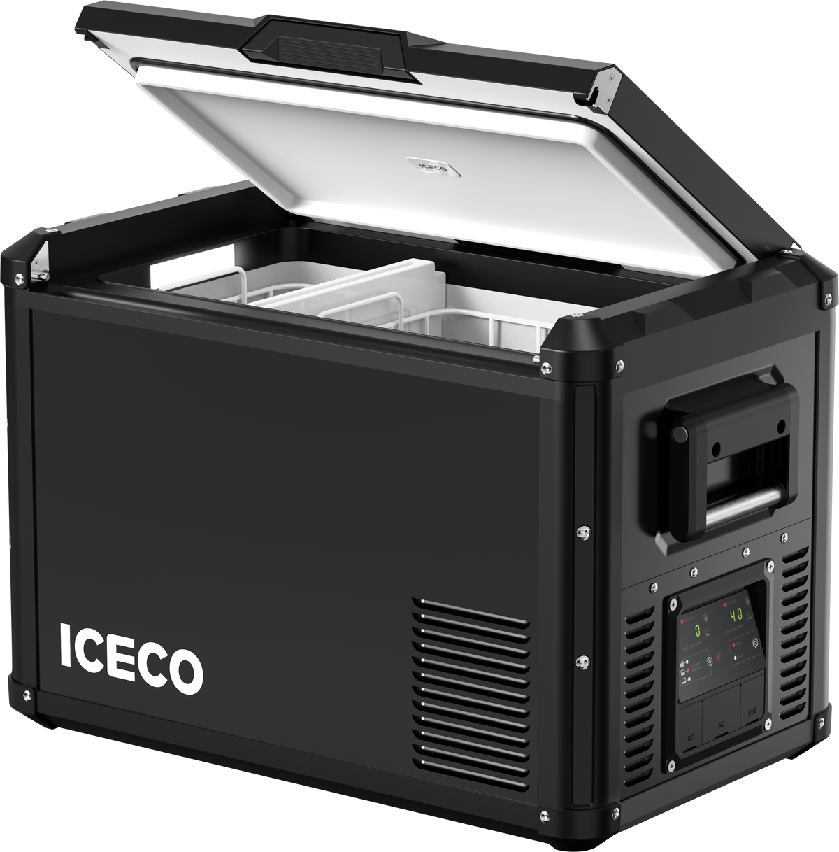 VL45ProD Dual Zone Portable Freezer | ICECO | 45 LT - Black
