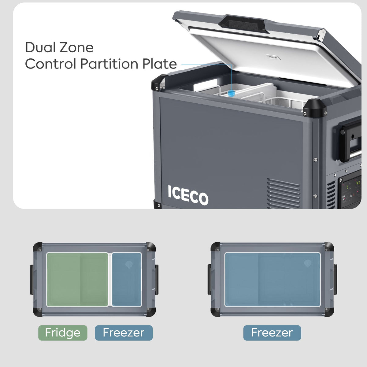 VL45ProD Dual Zone Portable Freezer | ICECO | 45 LT - image 7