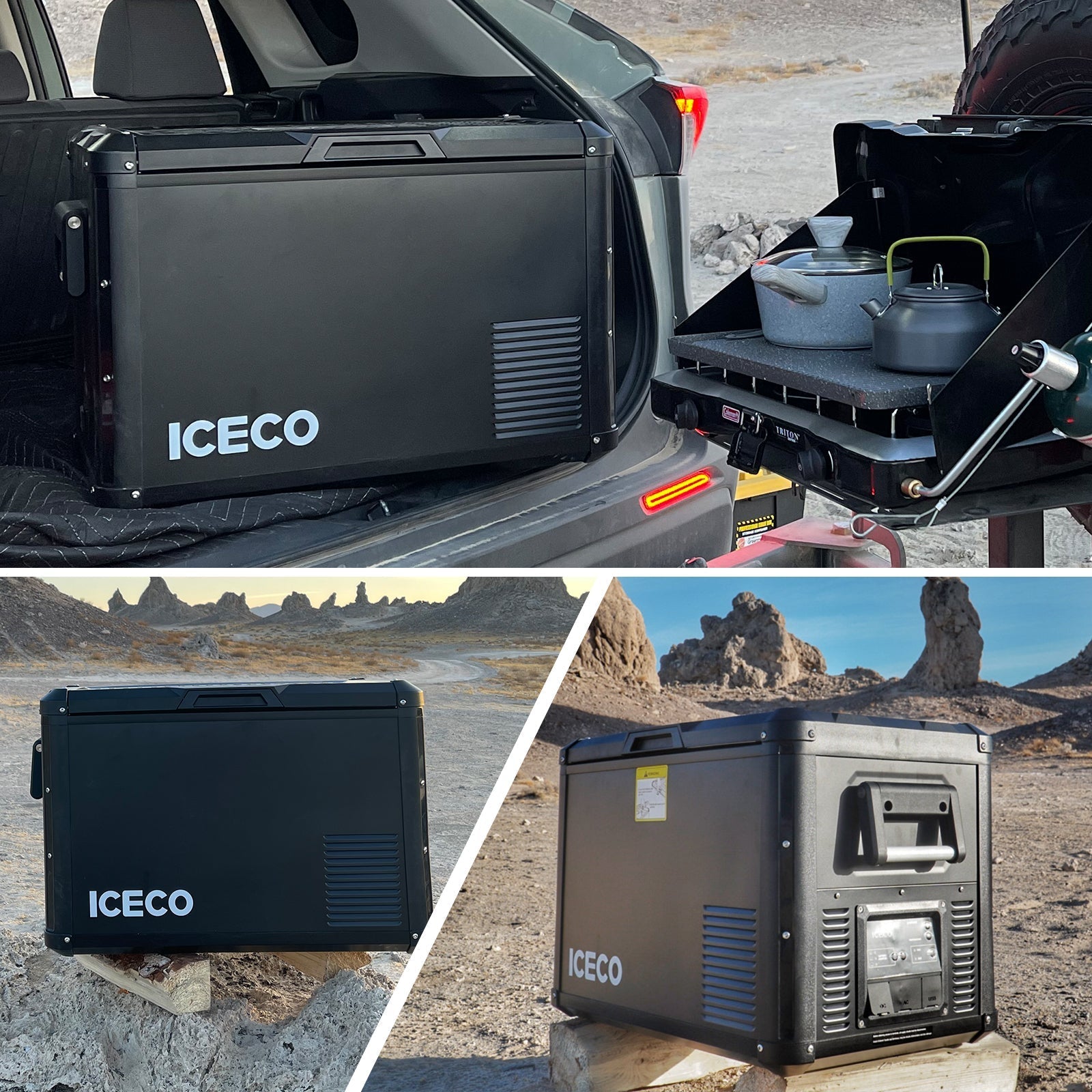 63.4QT VL60ProS With Cover Portable Fridge Electric Cooler | ICECO