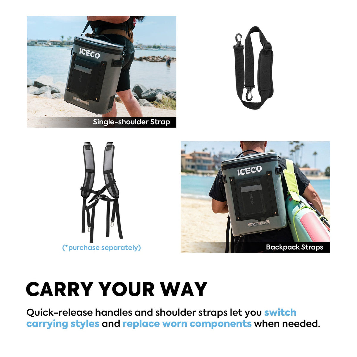 GOPack12 Single Zone Backpack Portable Cooler | ICECO | 13.5 QT - image 7