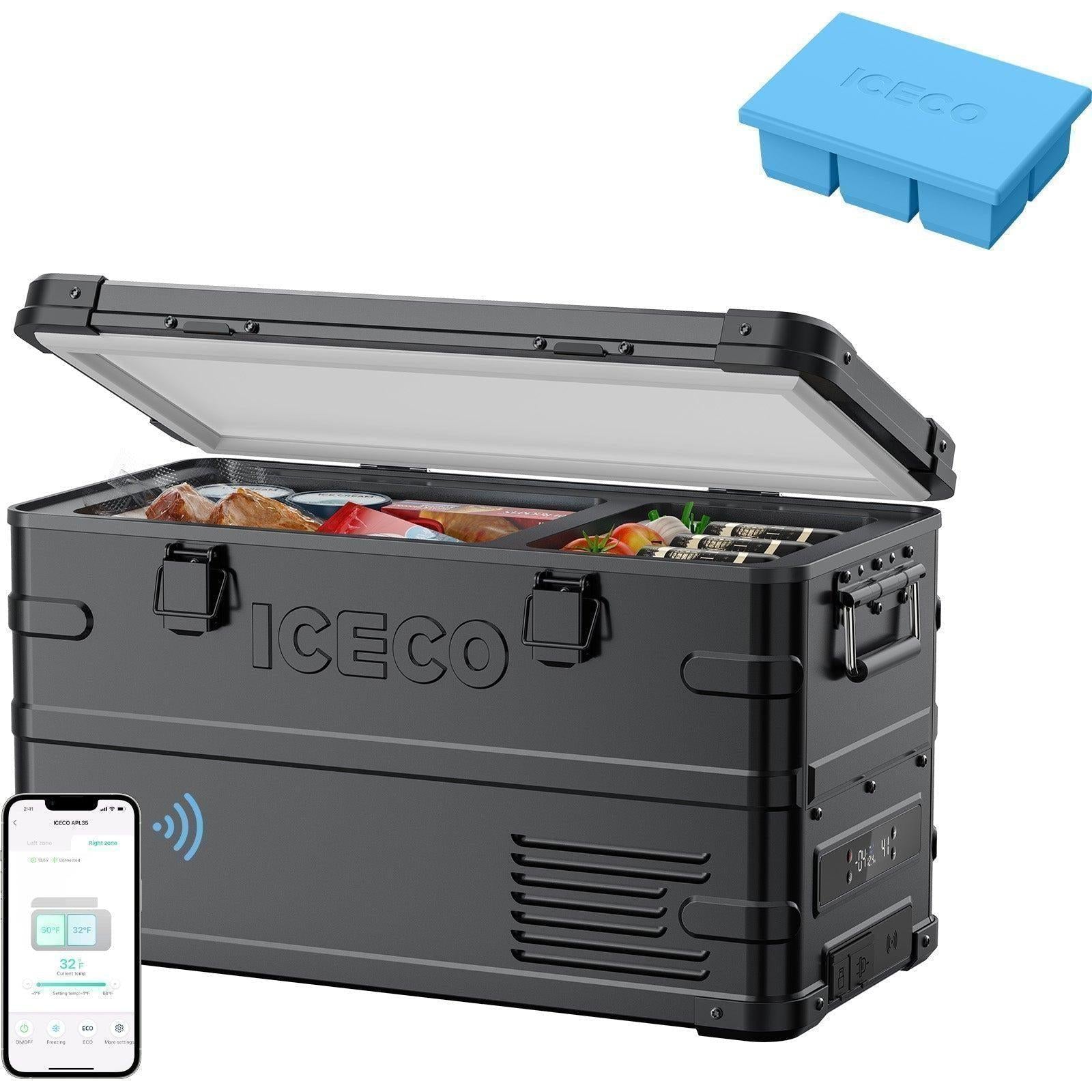 37QT APL35 Ultralight Aluminum Freezer With Ice Tray | ICECO