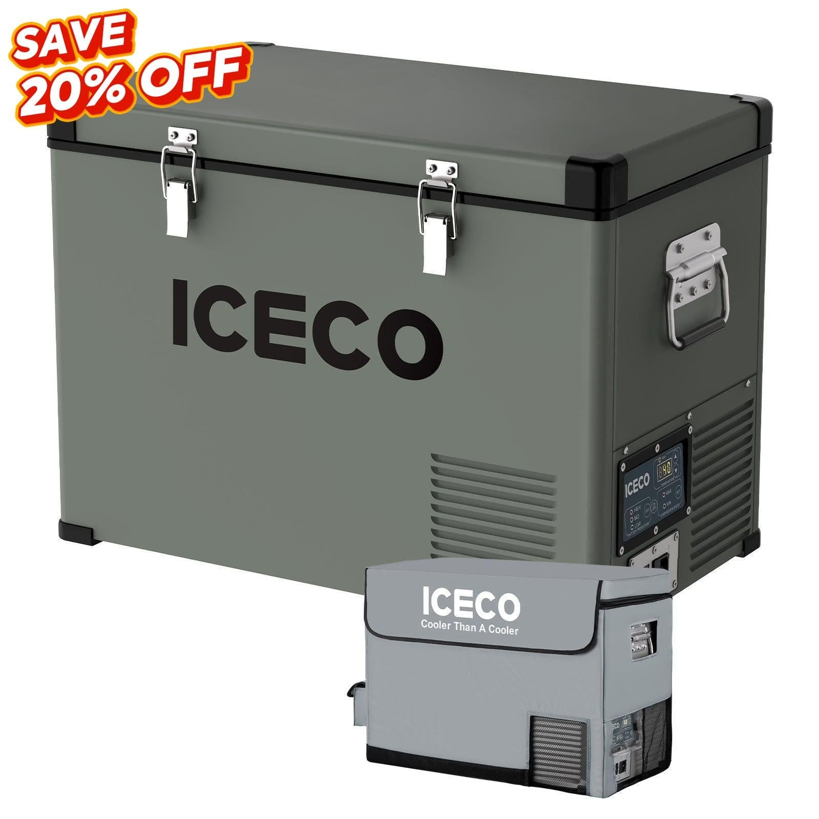 47.5QT VL45 Metal Refrigerator Single Zone Combo | ICECO