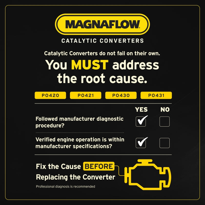 MagnaFlow Direct Fit Catalytic Converter 2013 Cadillac ATS 2.0L
