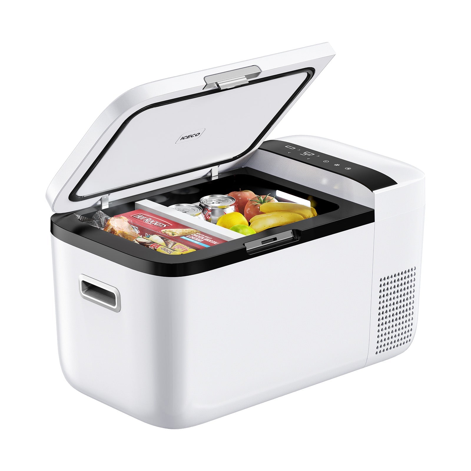 21QT GO20 Dual Zone 12V Portable Freezer (White) | ICECO