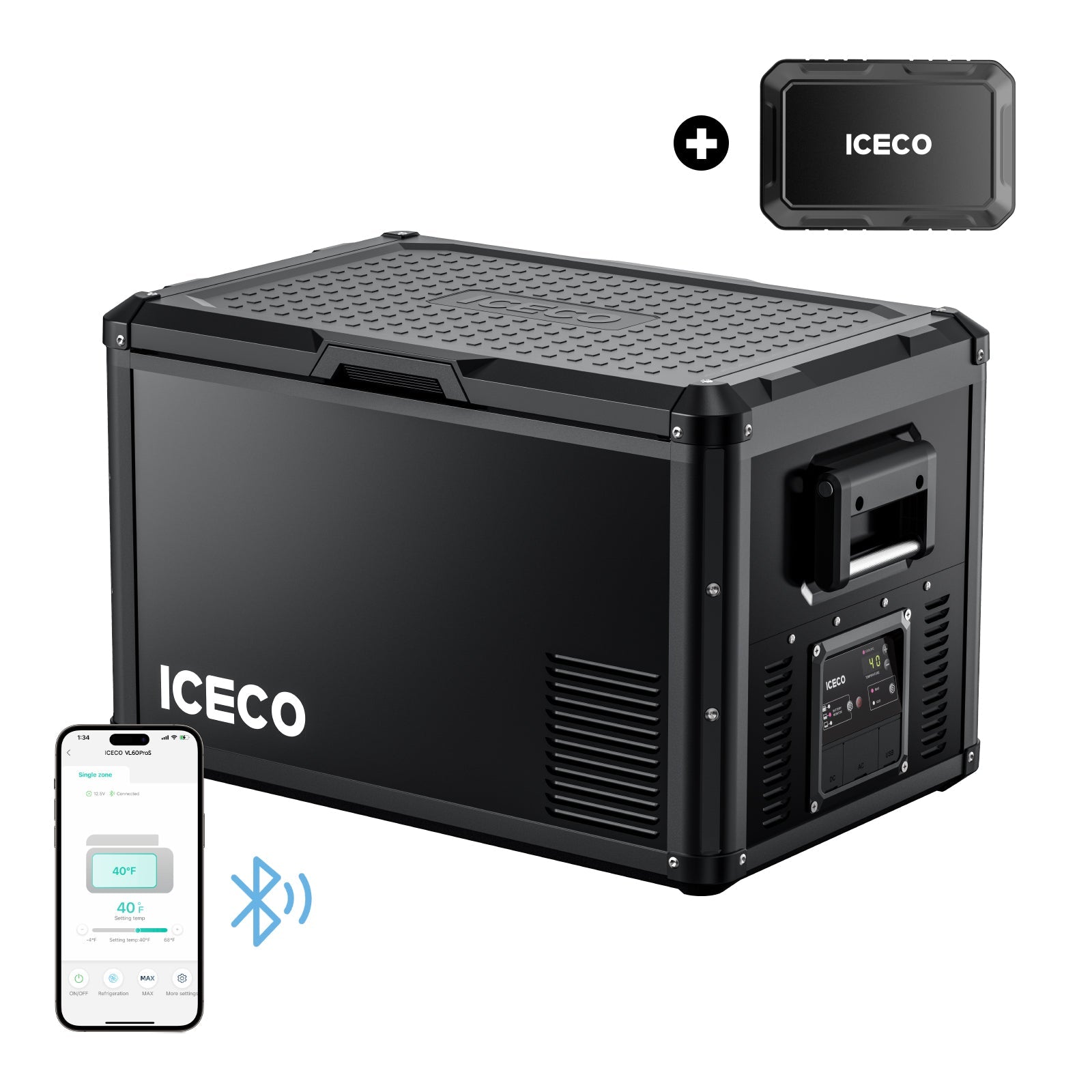 63.4QT VL60ProS Single Zone Portable Fridge Electric Cooler | ICECO