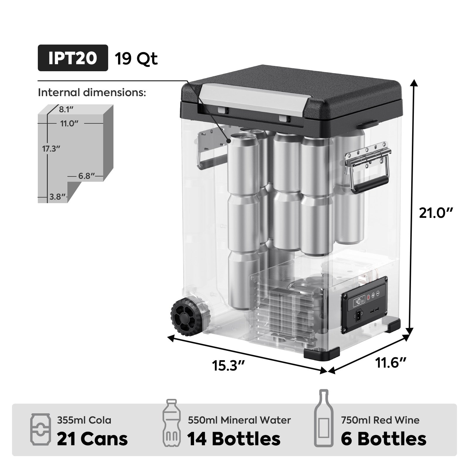 19QT IPT20 Pickup Truck Freezer | ICECO