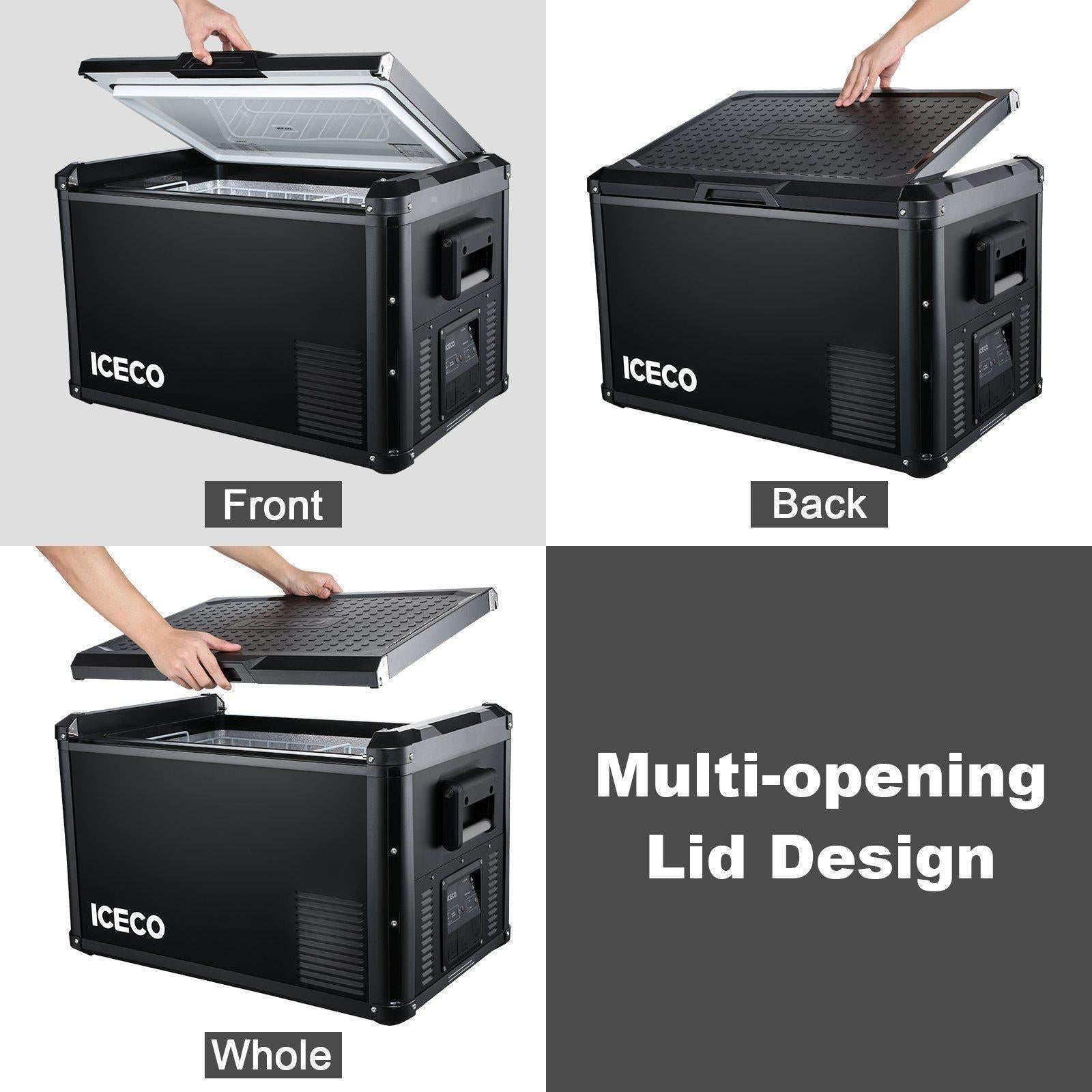 47.5QT VL45ProS Single Zone Portable Fridge Freezer with Slide Mount | ICECO