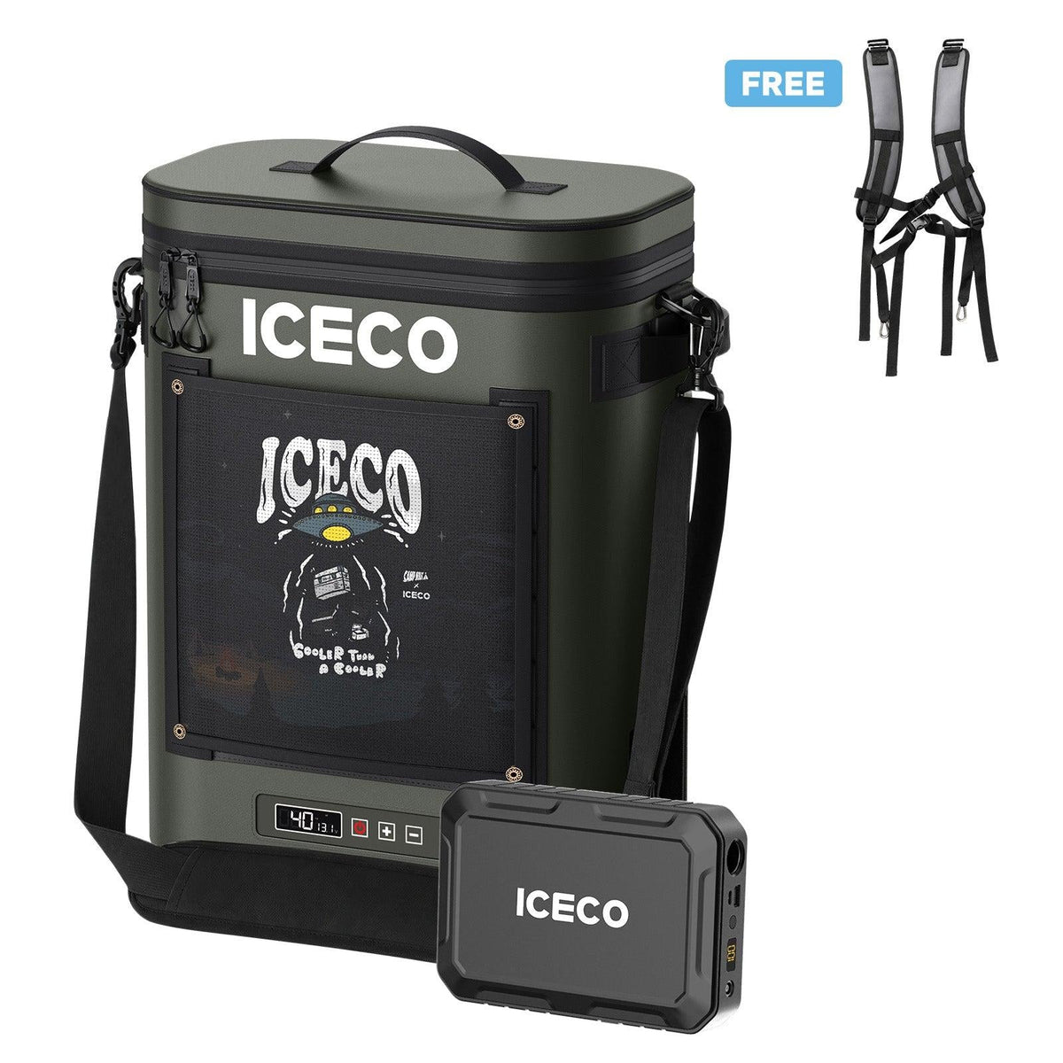 GOPack12 Single Zone Backpack Portable Cooler | ICECO | 13.5 QT
